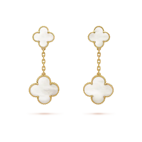 Magic Alhambra earrings, 2 patterns